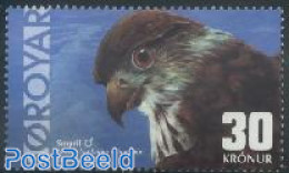 Faroe Islands 2002 Bird Of Prey 1v, Mint NH, Nature - Birds - Birds Of Prey - Sonstige & Ohne Zuordnung