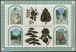 France 2004 Salon Du Timbre S/s, Mint NH, Nature - Birds - Gardens - Trees & Forests - Neufs
