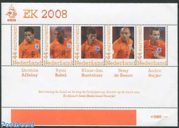 Netherlands - Personal Stamps TNT/PNL 2008 EC Football 5v M/s, Mint NH, Sport - Football - Other & Unclassified