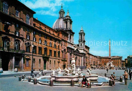 72734043 Roma Rom Piazza Navona Platz Brunnen  - Autres & Non Classés