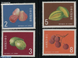 Taiwan 1985 Fruits 4v, Mint NH, Nature - Fruit - Obst & Früchte