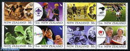 New Zealand 2007 Year Events 8v [+++], Mint NH, Nature - Sport - Butterflies - Rugby - Scouting - Art - Books - Ungebraucht