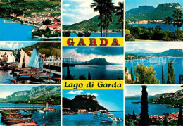 72734029 Garda Lago Di Garda Panorama Gardasee Hafen Alpen Garda Lago Di Garda - Autres & Non Classés