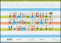 Hong Kong 2005 Alphabet 30v S-a M/s, Mint NH, Science - Weights & Measures - Nuovi