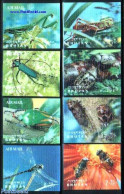 Bhutan 1969 Insects 8v, Mint NH, Nature - Various - Insects - 3-D Stamps - Unclassified