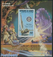 Djibouti 1983 Rotary S/s, Mint NH, Transport - Various - Ships And Boats - Rotary - Bateaux