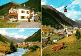 72733984 Ischgl Pension Zangerl Bergbahn Kuh Partie Am Fluss Alpen Ischgl - Autres & Non Classés