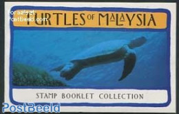Malaysia 1995 Turtles Booklet, Mint NH, Stamp Booklets - Unclassified