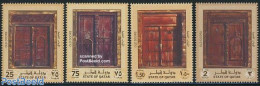 Qatar 2001 Wooden Doors 4v, Mint NH - Qatar