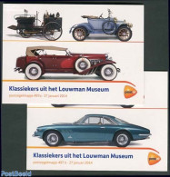 Netherlands 2014 Classic Automobiles Presentation Pack 497A+B, Mint NH, Transport - Automobiles - Art - Museums - Unused Stamps
