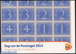 Netherlands 2014 Stamp Day, Presentation Pack 510, Mint NH, Stamp Day - Stamps On Stamps - Ongebruikt