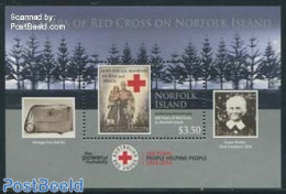 Norfolk Island 2014 Red Cross Centenary S/s, Mint NH, Health - Health - Red Cross - Art - Poster Art - Croix-Rouge