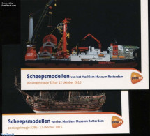 Netherlands 2015 Maritime Museum 10v, Presentation Pack 529a+b, Mint NH, Transport - Ships And Boats - Art - Museums - Ungebraucht