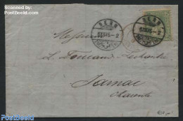 Switzerland 1876 Letter From Bern To Jarnac (F), Postal History - Cartas & Documentos