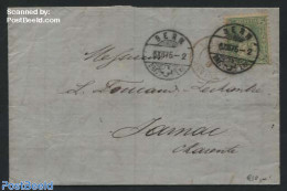 Switzerland 1876 Letter From Bern To Jarnac (F), Postal History - Covers & Documents