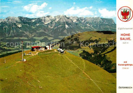 72733199 Hohe Salve Gipfelrestaurant Mit Kaisergebirge Alpenpanorama Fliegeraufn - Sonstige & Ohne Zuordnung