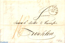 Switzerland 1856 Folding Invoice  From Windisch To Wohlen, Postal History - Briefe U. Dokumente