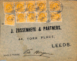 Sweden 1920 Letter From Göteborg To England", Via Bergen, Postal History - Briefe U. Dokumente