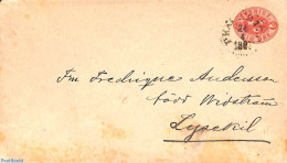 Sweden 1885 Envelope 10o (150x87mm), Used Postal Stationary - Cartas & Documentos