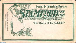 United States Of America 1913 Advertising Cover Stamford, Postal History, Transport - Automobiles - Cartas & Documentos