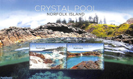 Norfolk Island 2018 Crystal Pool S/s, Mint NH - Sonstige & Ohne Zuordnung