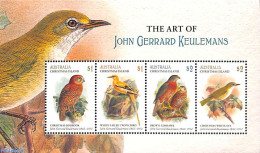 Christmas Islands 2018 The Art Of John Gerrard Keulemans 4v M/s, Mint NH, Nature - Birds - Birds Of Prey - Christmas Island