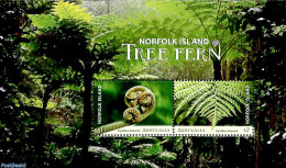 Norfolk Island 2019 Tree Fern S/s, Mint NH, Nature - Trees & Forests - Rotary, Lions Club