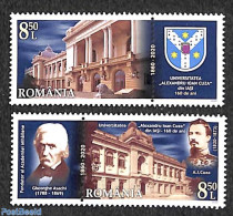 Romania 2020 University Of Lasi 2v, Mint NH, Science - Education - Unused Stamps