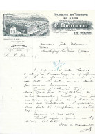 2 Factures Illustrées (usine) 1919-20 / 72 LE MANS / 75017 PARIS / Plumes & Duvets DROUAULT NICOLAS - 1900 – 1949