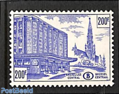 Belgium 1953 200Fr, Stamp Out Of Set, Mint NH - Ungebraucht