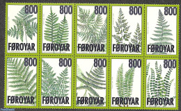 Faroe Islands 2008 Ferns 10v, Mint NH, Nature - Flowers & Plants - Sonstige & Ohne Zuordnung