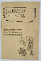 Cs604 Libretto Ricordo Di Firenze Santuario Ss.annunziata - Colecciones