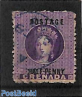 Grenada 1881 HALF-PENNY, Used, Used Stamps - Altri & Non Classificati