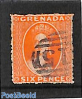 Grenada 1875 6d, Used, Used Stamps - Other & Unclassified