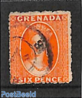 Grenada 1875 6d, Used, Used Stamps - Altri & Non Classificati
