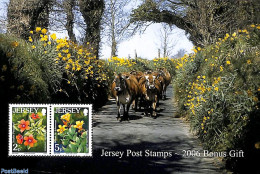 Jersey 2006 Jersey 2006 Bonus Gift S/s, Rare, Mint NH, Nature - Flowers & Plants - Jersey