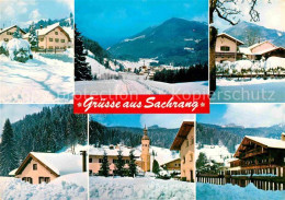 72730599 Sachrang Chiemgau Kirche Panorama  Aschau I.Chiemgau - Andere & Zonder Classificatie