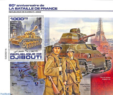 Djibouti 2020 Battle Of France S/s, Mint NH, History - World War II - Guerre Mondiale (Seconde)