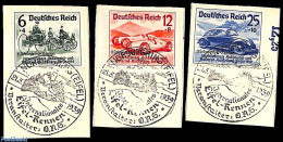 Germany, Empire 1939 Nürnburgring 3v With Special Cancellations, Used Or CTO - Oblitérés