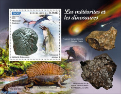 Chad 2023 Meteorites And Dinosaurs, Mint NH, Nature - Prehistoric Animals - Prehistory - Other & Unclassified