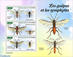 Chad 2023 Wasps And Sawflies, Mint NH, Nature - Insects - Autres & Non Classés