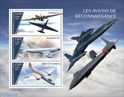 Chad 2023 Spy Planes, Mint NH, History - Transport - Militarism - Aircraft & Aviation - Altri & Non Classificati