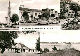 72730499 Fuerstenberg Havel Marktplatz Kirche Ernst Thaelmann Strasse Bahnhof Ha - Sonstige & Ohne Zuordnung