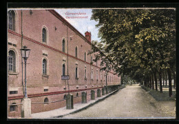 AK Germersheim, Garnisonlazarett Mit Strasse  - Germersheim