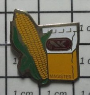 912B Pin's Pins / Beau Et Rare / ALIMENTATION / MAIS NK MAGISTER - Lebensmittel