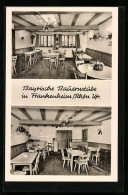 AK Frankenheim /Rhön, Gasthaus-Pension Max Enders, Bayrische Bauernstube, Innenansichten  - Andere & Zonder Classificatie