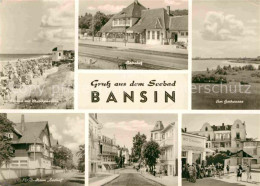 72729630 Bansin Ostseebad Strand Musikpavillon Bahnhof Gothensee FDGB Heim Seeho - Sonstige & Ohne Zuordnung