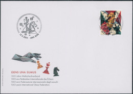 Suisse - 2024 - Weltschachverband - Brief - Sonderstempel • Voll - Covers & Documents