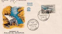 FDC  1959 FRANCIA  BARRAGE   DAM   PRESA - Elektriciteit