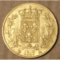 France LOUIS XVIII 20 Francs Or 1817 A TÊTE NUE, Lartdesgents.fr - 20 Francs (gold)